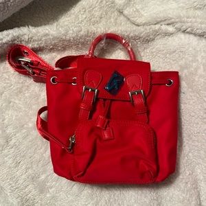 Brand new Glam-aholic red mini backpack